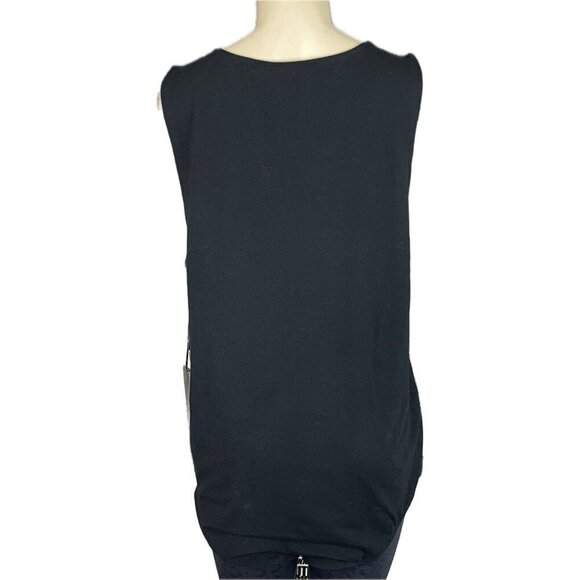 Disney Princess +5 Black Little Mermaid Sebastian- Flounder V-Neck Tank Bodysuit - Picture 4 of 5